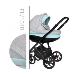 Комбинирана количка Baby Merc Faster 2 col.104B  2 в 1