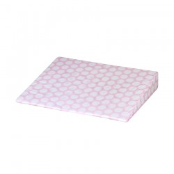 ВЪЗГЛАВНИЧКА AIR COMFORT 60/45/9 CM РОЗОВИ КРЪГОВЕ