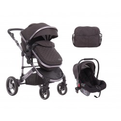 Комбинирана количка 3 в 1 с трансф.седалка D`ora Dark Grey