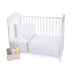 Бебешки спален комплект 3 части EU style 60/120 с бродерия Little Dreamer Stars