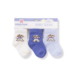 Бебешки памучни чорапи PUPPY BLUE 2-3 години