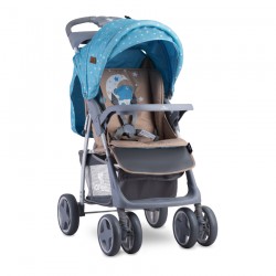 ДЕТСКА КОЛИЧКА FOXY BLUE&BEIGE MOON BEAR
