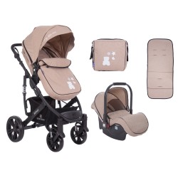 Комбинирана количка 3 в 1 Beloved Beige