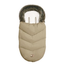 Чувалче за количка Luxury Fur Beige