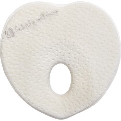 Мемори ергономична възглавница Heart White Velvet