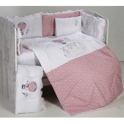 СПАЛЕН КОМПЛЕКТ 5 ЧАСТИ 60/120 БРОДЕРИЯ ЗАМЪК ЗВЕЗДИ